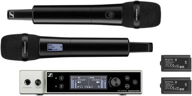 Main image of Sennheiser EW-DX 835-S Set (R1-9 Band) | Dual Handheld Wireless System