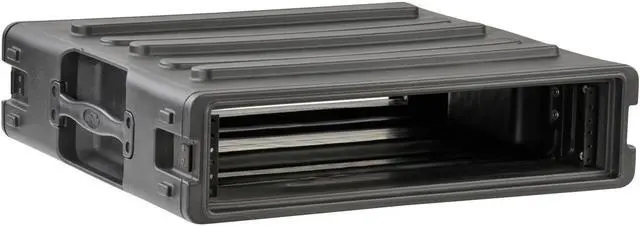 Alt view image 16 of 16 - SKB Cases 2U Space Roto Molded Rack, Black, 23 in. X 23 in. X 6 1/2 in.