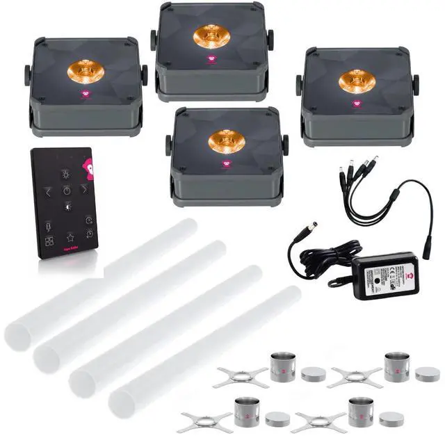 Main image of Ape Labs ComboTube 2.0 | Set of 4 - IP65, Grey, Uplight + Tube Decor