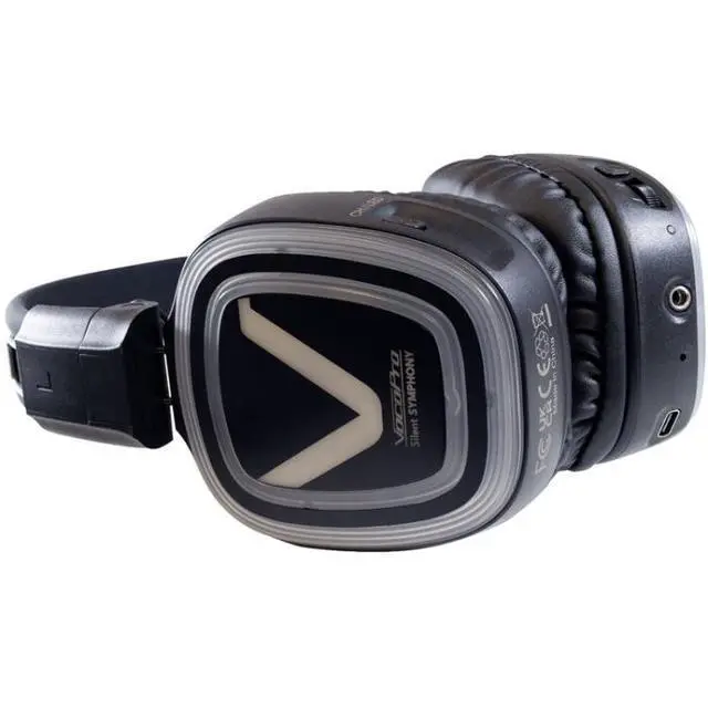 Alt view image 2 of 3 - VocoPro Silent Disco Pro 3100 | 100 Wireless Headphones + 3 Channels | Lightweight Design with LED