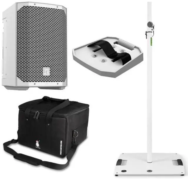 Main image of Electro-Voice Everse 8 W Ceremony Package | Ceremony & Cocktail Audio System | w/ Stand, Tray & Carry Bag