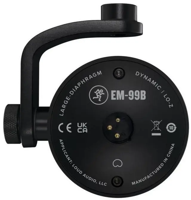 Alt view image 9 of 9 - Mackie EM-99B Dynamic Broadcast Microphone