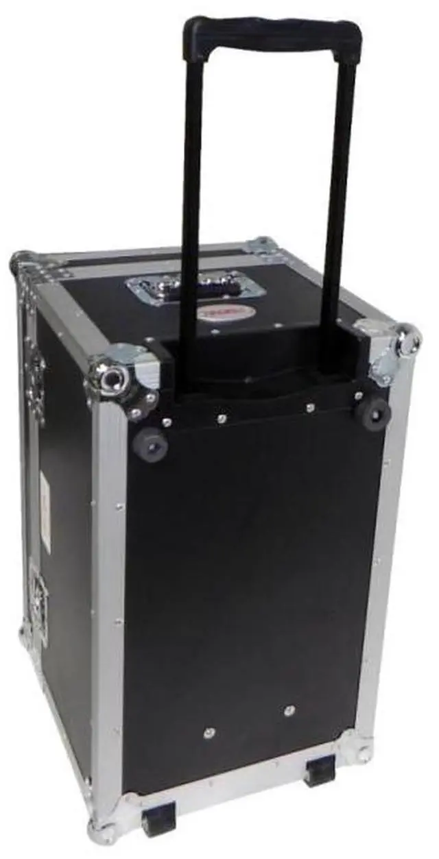 Alt view image 9 of 9 - Roll-away Utility Case W-Retractable Handle and Low-Profile Recessed Wheels 17" x 24.5" x 15" 2.2 Cu.Ft.