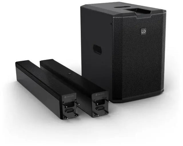 Alt view image 2 of 3 - LD Systems MAUI 28 G3 MIX | 2060W Column PA with 6-Channel Digital Mixer | Cardioid Design & Bluetooth