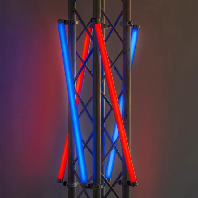 Alt view image 2 of 7 - Ape Labs Neon Set of 2 | IP65 70W RGBaW 180 Degree Battery Tube Lights