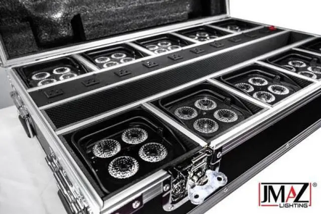 Alt view image 2 of 3 - JMAZ MAD PAR HEX 10CH CASE | 10-Unit Charging Case for MAD PAR HEX 4S | Flight-Ready with Power Distribution