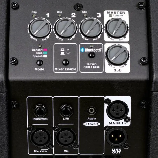 Alt view image 5 of 6 - Yorkville YXL Tower10 | 1550W Column PA System with Bluetooth & 10" Subwoofer