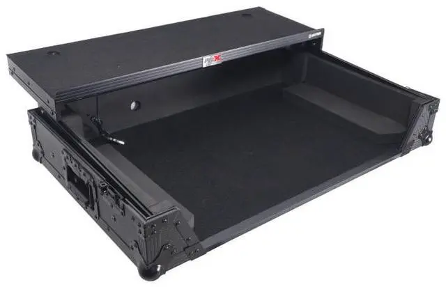 Main image of ProX XS-RANESYSONEWLTBLLED | Flight Case for RANE SYSTEM ONE | LED Laptop Shelf & 1U Rack Space