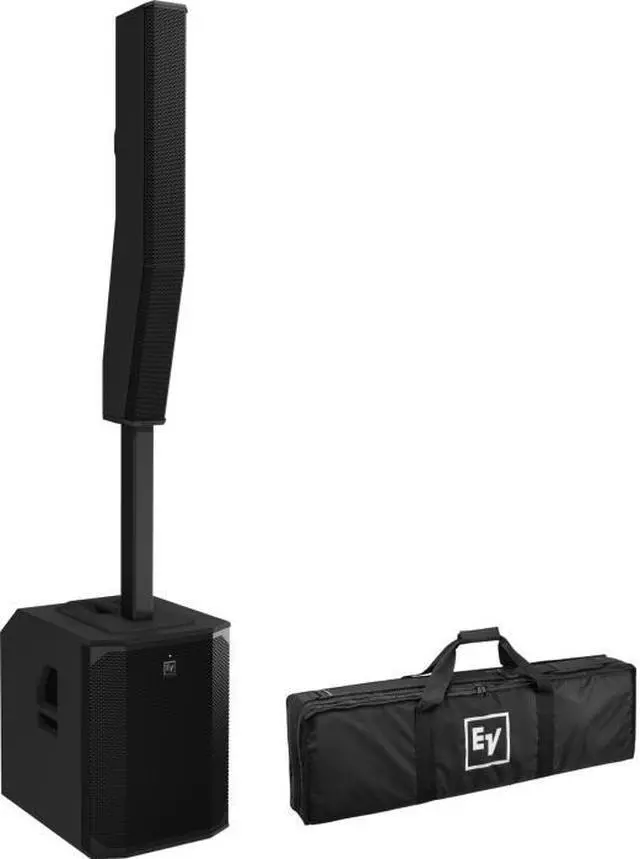Alt view image 2 of 7 - ElectroVoice EVOLVE70 (Pair) | Dual 2000W Column PA Speakers 133dB SPL, Bluetooth & QuickSmart Control