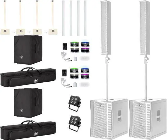 Main image of RCF EVOX 12 White Package w/ Mobile Lighting