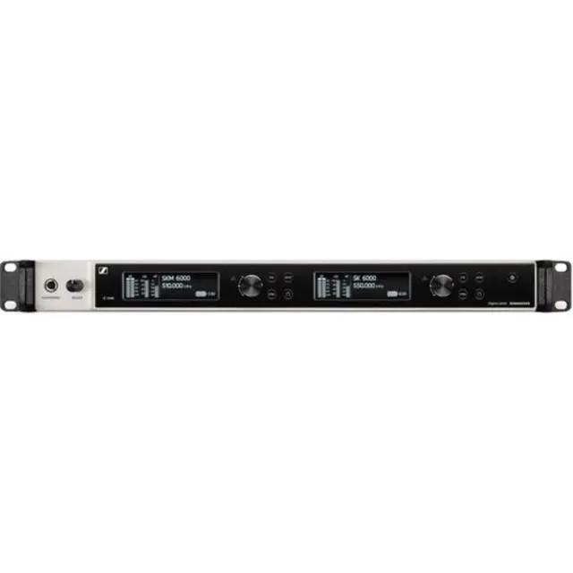 Alt view image 3 of 3 - Sennheiser EM 6000 DANTE | 2-Channel Dante Receiver | 244 MHz Digital UHF Tuning