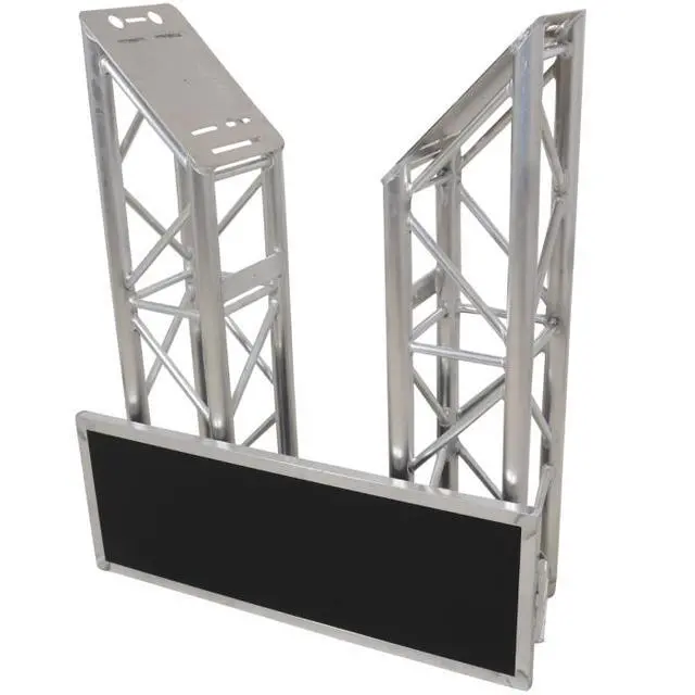 Alt view image 2 of 7 - ProX XT-VStationTT | Pair 3ft Truss with Table | VStationTT DJ Table Component
