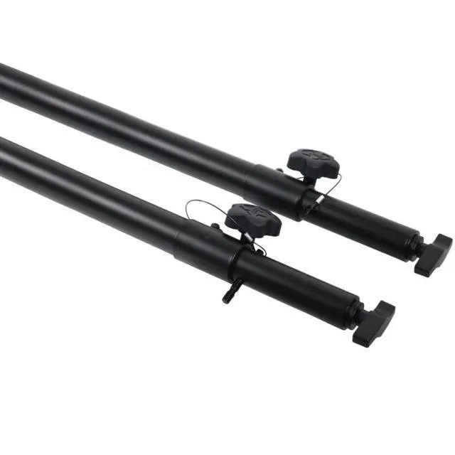 Alt view image 3 of 6 - ProX X-ATLAS8FTBLX2 | Adjustable Telescoping Poles Pair | 56in-96in Black Support Set