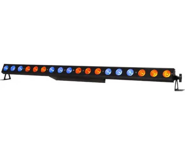 Alt view image 2 of 7 - Eliminator Mega Color Q18 | 1m RGBA LED Wash Bar | Pixel Mapping & 5 DMX Modes