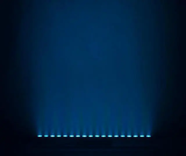 Alt view image 7 of 7 - Eliminator Mega Color Q18 | 1m RGBA LED Wash Bar | Pixel Mapping & 5 DMX Modes