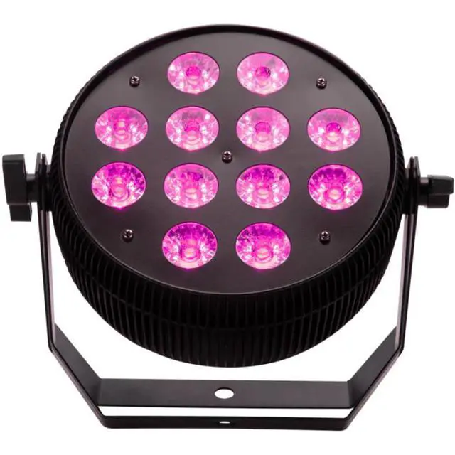 Alt view image 2 of 7 - Eliminator LP HEX 12 PLUS | 12x18W RGBWA+UV Flat Par | 6-in-1 LEDs with White Balance Control