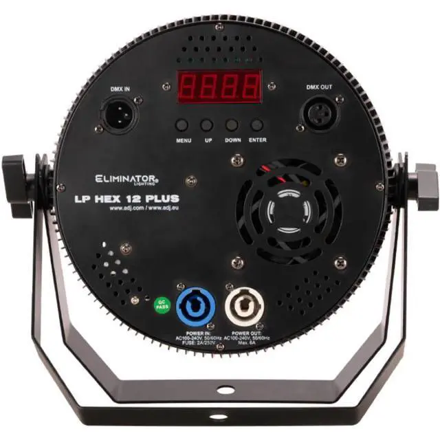 Alt view image 4 of 7 - Eliminator LP HEX 12 PLUS | 12x18W RGBWA+UV Flat Par | 6-in-1 LEDs with White Balance Control