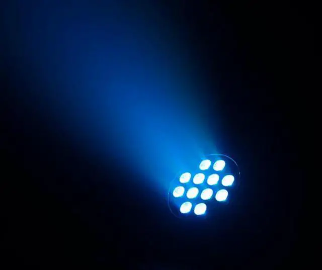 Alt view image 6 of 7 - Eliminator LP HEX 12 PLUS | 12x18W RGBWA+UV Flat Par | 6-in-1 LEDs with White Balance Control