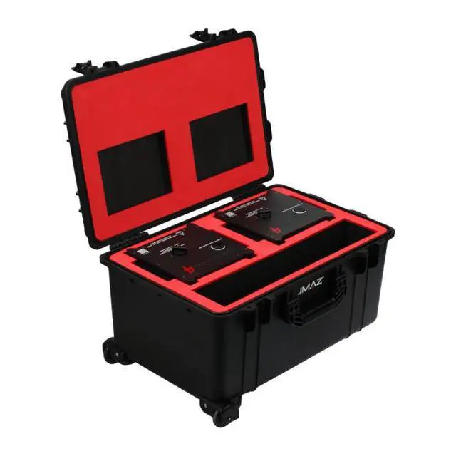Alt view image 7 of 7 - JMAZ Firestorm F4 Package | Dual Cold Spark Machines + Case | Includes RF Remotes & Spark Powder