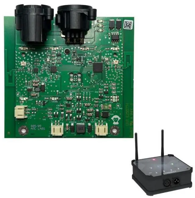 Main image of Ape Labs CONNECT 2.0 PCBA (Grey) | Replacement Control Board | For Wireless DMX Integration
