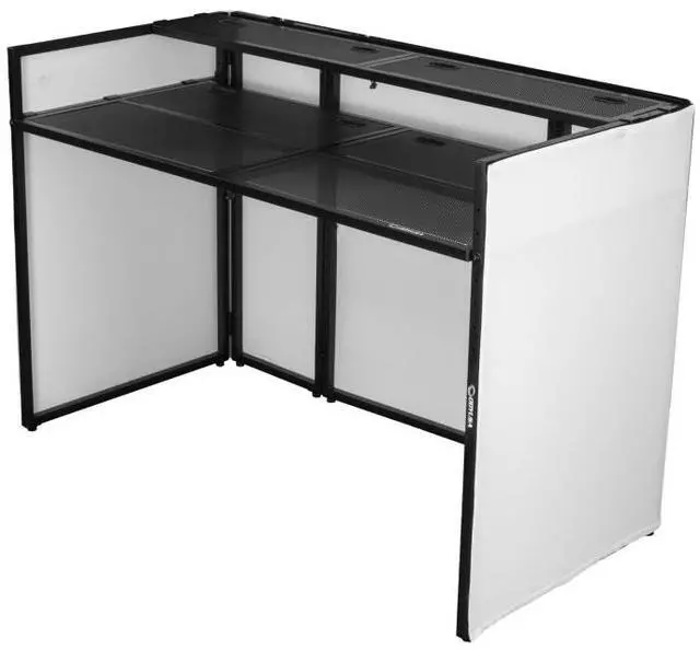 Main image of Odyssey DJBOOTHM65OP | DJ Booth with 65in TV Mount | Adjustable Tier & Cable Ports