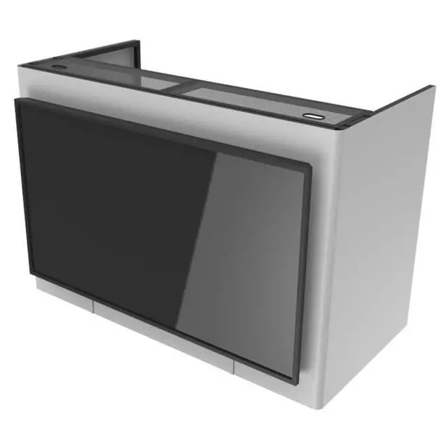 Alt view image 6 of 6 - Odyssey DJBOOTHM65OP | DJ Booth with 65in TV Mount | Adjustable Tier & Cable Ports