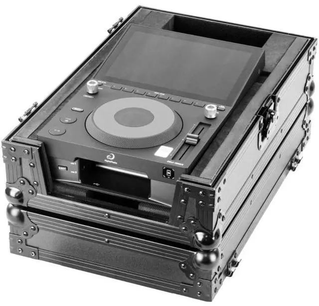 Main image of Odyssey FZCDJ1500XBL | Flight Case for AlphaTheta CDJ-1500X | Black Label Hardware with Removable Panel