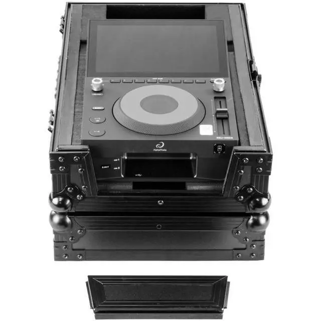 Alt view image 2 of 7 - Odyssey FZCDJ1500XBL | Flight Case for AlphaTheta CDJ-1500X | Black Label Hardware with Removable Panel