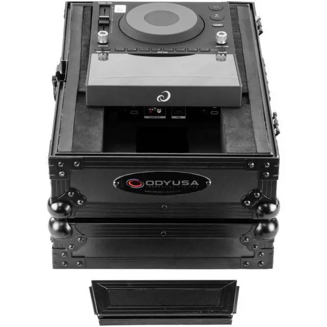 Alt view image 4 of 7 - Odyssey FZCDJ1500XBL | Flight Case for AlphaTheta CDJ-1500X | Black Label Hardware with Removable Panel