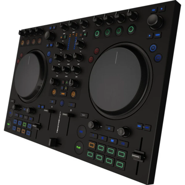 Alt view image 4 of 6 - Native Instruments Traktor MX2 | 2-Channel DJ Controller with Traktor Pro 4 | 16 RGB Pads and 24-bit/96 kHz Audio