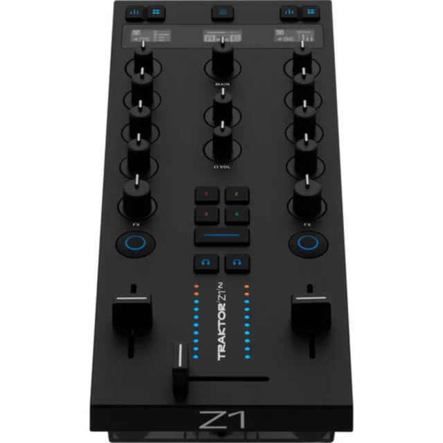 Alt view image 2 of 7 - Native Instruments Traktor Z1 MK2 | 2-Channel Mixer Controller with Traktor Pro 4 | 24-bit/96 kHz Audio and 4-Deck Control
