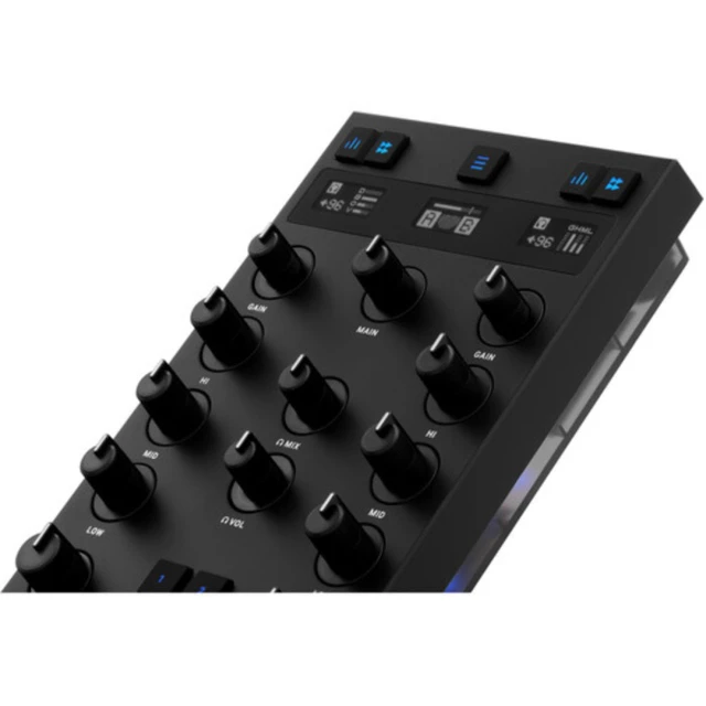 Alt view image 6 of 7 - Native Instruments Traktor Z1 MK2 | 2-Channel Mixer Controller with Traktor Pro 4 | 24-bit/96 kHz Audio and 4-Deck Control