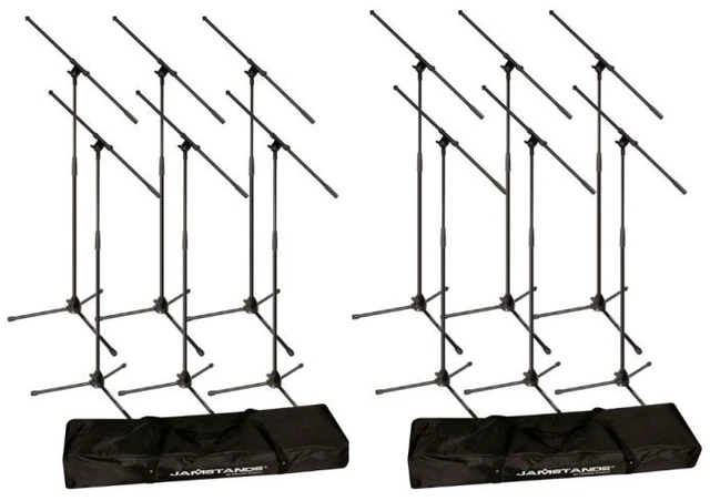 Main image of Ultimate Support JS-MCFB6PK Package | 2x 6-Pack Mic Stand Kits | 12 Boom Stands with Carry Bags