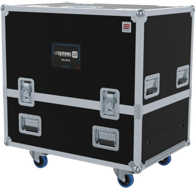 Main image of ProX XSM-LDMAU44GX2 | Flight Case for 2x LD Systems MAUI 44 G2 | 4x 5in Casters with Column Storage