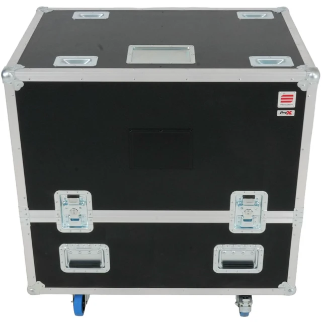 Alt view image 6 of 7 - ProX XSM-LDMAU44GX2 | Flight Case for 2x LD Systems MAUI 44 G2 | 4x 5in Casters with Column Storage