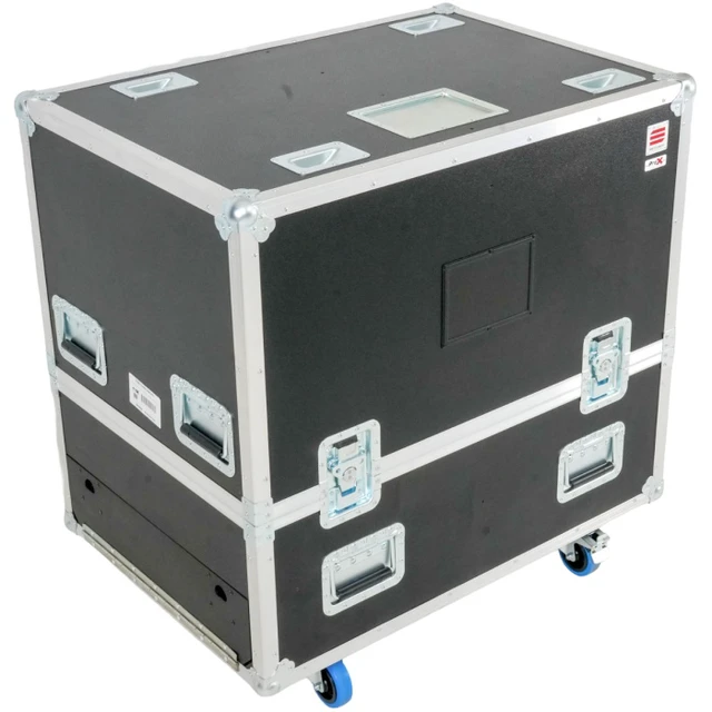 Alt view image 4 of 7 - ProX XSM-LDMAU44GX2 | Flight Case for 2x LD Systems MAUI 44 G2 | 4x 5in Casters with Column Storage