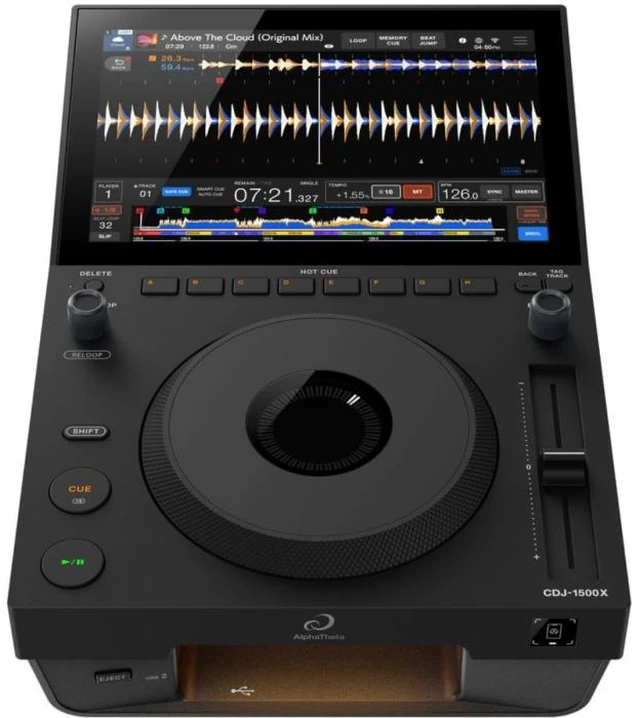 Main image of Pioneer DJ CDJ-1500X by AlphaTheta | 10.1in Touchscreen | Compact DJ Multi Player