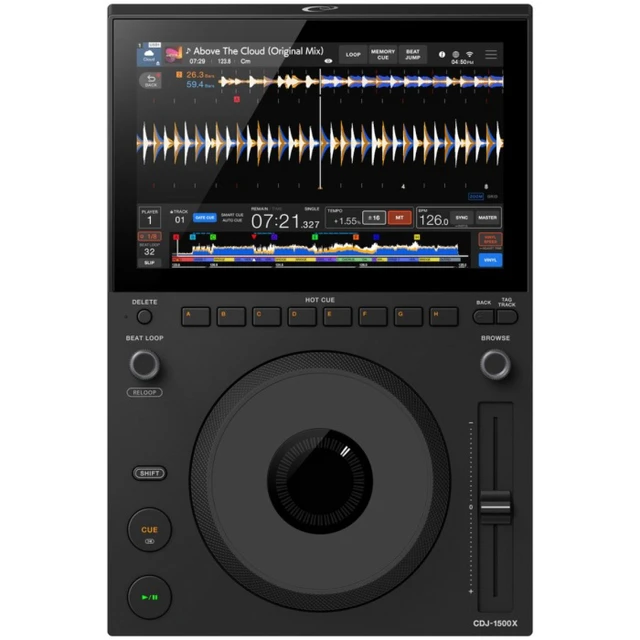 Alt view image 7 of 7 - Pioneer DJ CDJ-1500X by AlphaTheta | 10.1in Touchscreen | Compact DJ Multi Player