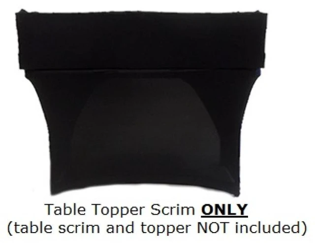 Main image of Scrim King TTP401-RS-B | Replacement Scrim for Table Top Facade (Black)