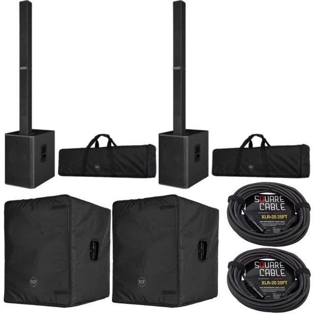 Main image of RCF EVOX V15 PACKAGE BLACK | 15in - 133dB | 3500W Three-Way Column System
