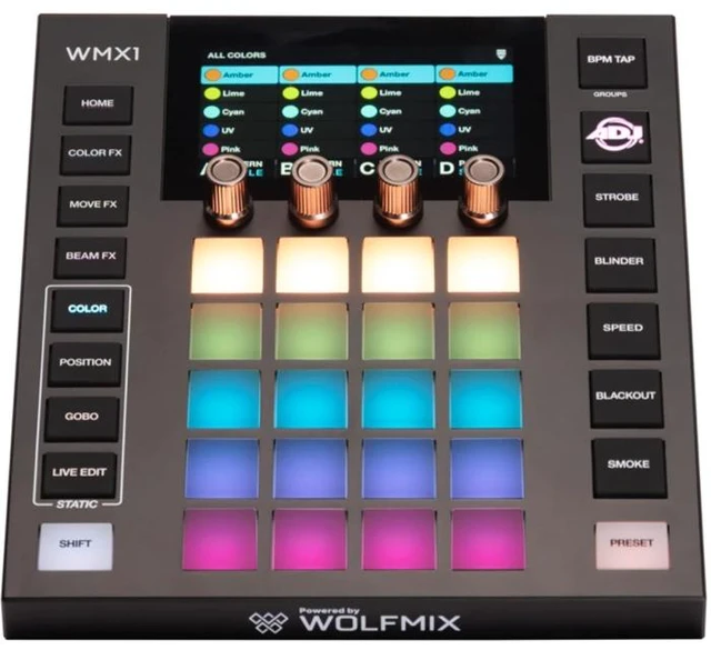 Main image of American DJ WMX1 MK3 | 4.3in Touchscreen - 4 DMX Universes | Standalone Lighting Controller with Built-In FX