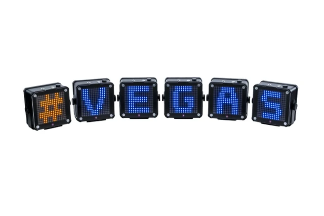 Alt view image 7 of 7 - Ape Labs Vega TourBox | 6 Battery-Powered 25-Pixel LED Floodlights | SoftBag, Charger & Remote (ID: 100590)