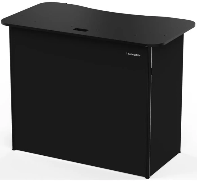 Main image of Humpter Move (Black) | Portable Folding DJ Booth with 47.2in Tabletop | 154lb Capacity & Tool-Free Setup