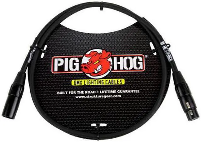 Alt view image 4 of 6 - pig hog phdmx5 3pin dmx lighting cable, 5 feet