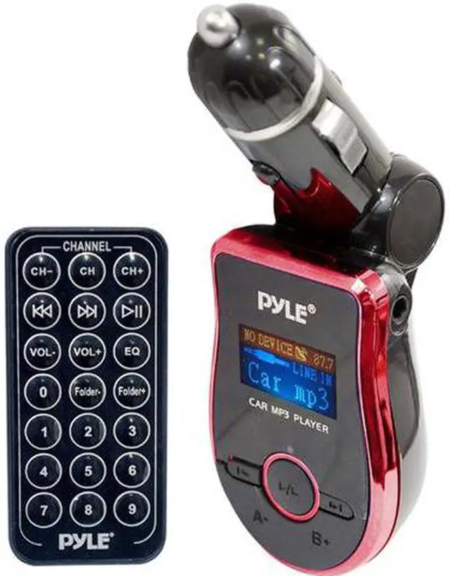 Main image of PYLE AUDIO PMP3R2 NEW MOBILE / CAR SD USB MP3 PLAYER WITH FM TRANSMITTER - RED