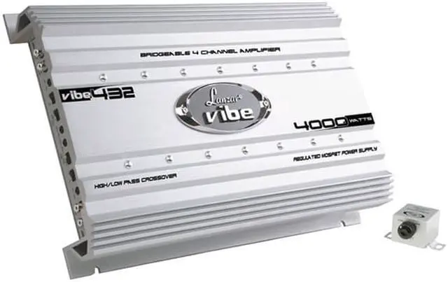 Alt view image 2 of 12 - Vibe 4000 Watt 4 Channel Mosfet Amplifier
