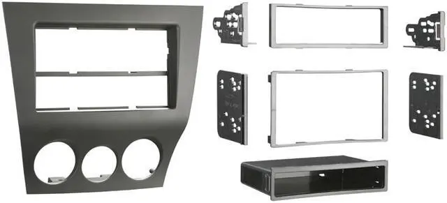 Alt view image 2 of 5 - Metra 99-7515B Double Din Radio Provision 2009-2010 Mazda RX8 Kit (Black)