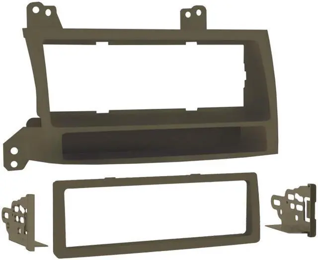 Alt view image 2 of 6 - Metra 99-7333 Single DIN Installation Dash Kit for 2009-up Hyundai Sonata (Black)