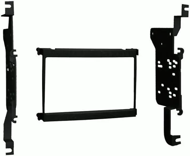 Alt view image 2 of 6 - Metra 95-8157B (Black) Double DIN Installation Kit for 1992-2000 Lexus SC300 and SC400