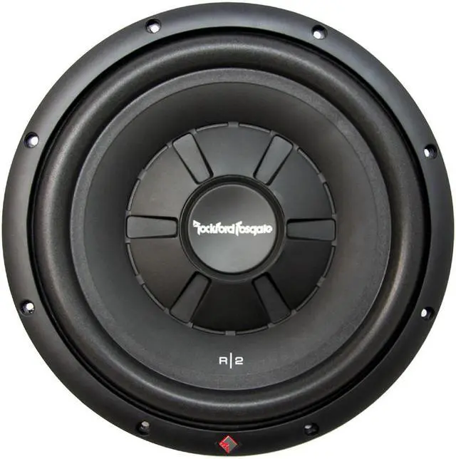 Alt view image 2 of 17 - Rockford Fosgate R2SD4-12 12" 500W 4-Ohm Shallow Mount Slim Car Subwoofer Sub